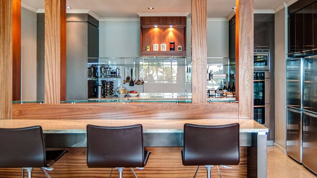 Seaside Apartment in Nelson l Kitchen Interior Design by PK Design